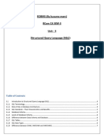 RDBMS - Unit 3 - Notes