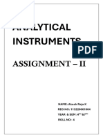 Analysis of Hydrocarbons