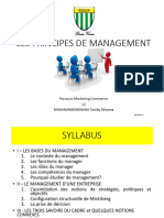 Les Principes de Management 2023