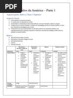 Geografia - Estados Unidos Da América - Resumo Ciclo 5