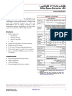 Logicore Ip Ycrcb To RGB Color-Space Converter v3.0