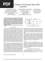 Hysteresis Control of The Pseudo Boost PFC Converter