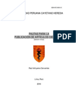 8 Pautas para Publicar Un Articulo Científico - Chaupis-Meza D.