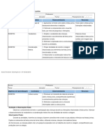 Plano de Aula Educação Infantil - A