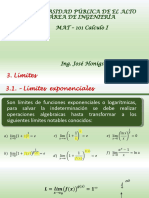 0303 Limites Exponenciales Ejercicios