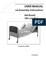 User Manual: and Assembly Instructions Hill-Rom® 100 Low Bed