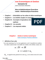 Chapitre 1 Suites Et Series Numeriques