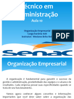 Aula10 - Organização Empresarial