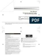 User Manual: High Definition Digital Set Top Box With Timer Recording Via USB