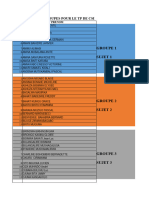 Liste Des Groupes de TP CSI 085600