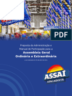 Assaí - AGOE - Manual e Proposta Da Administração