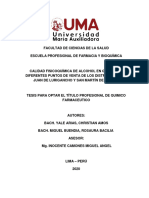 Calidad Fisicoquímica de Alcohol en Gel en Los Diferentes Puntos de Venta de Los Distritos de San Juan de Lurigancho y San Martín de Porres