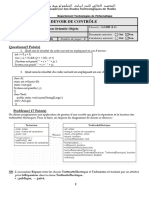 Devoir Contrôle Novembre 2022