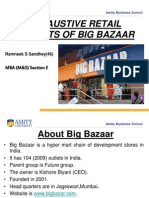 Exhaustive Retail Formats of Big Bazaar: MBA (M&S) Section E