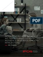 Intervenção ABA Aplicada Ao Transtorno Do Espectro Autista e Desenvolvimento Intelectual - Presencial - 14022024