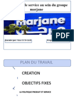 Marketing de Service Au Sein Du Groupe Marjane