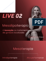 LIVE 02 - GORDURA ZERO - Mesolipoterapia - A Inovacì Aì o No Tratamento Da Gordura Localizada