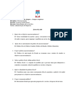 (Macroeconomia 3P AB2) Lista 02