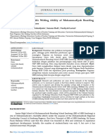 Improving The Scientific Writing Ability of Muhamm