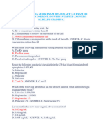 Apex Anesthesia Mock Exam 2023