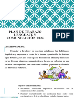 Plan de Trabajo Asignatura Lenguaje y Comunicación 2024