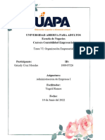 Tarea 6 Administracion de Empresas