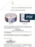 RIEGL Battery-Pack AP-RBLI 2903 SafetyDataSheet