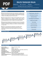 Rajiv Ranjan Raja - CV