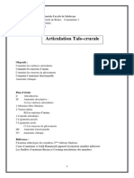 8-Articulation Talo-Crurale Cours