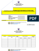 Youth Formation Program Action Plan in Schools