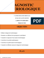 Diagnostic Bacteriologique