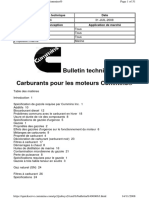 Carburants Pour Moteurs Cummins