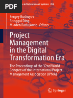 Project Management in The Digital Transformation Era: Sergey Bushuyev Ronggui Ding Mladen Radujkovic Editors