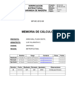 Memoria de Calculo Barandas de Madera