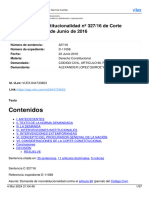 Sentencia de Constitucionalidad Nº 32716 de Corte Constitucional 2016