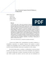 Conviv+ Ncia Universit+íria e A Forma+º+úo de Agentes Sociais de Mudan+ºa Na Universidade Federal