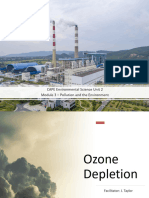 CAPE Env. Sci. Unit 2 - M3 - L6 - Ozone Depletion