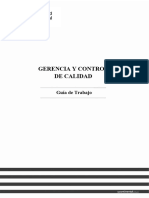 Guía de Trabajo - Gerencia y Control de Calidad