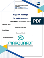 Rapport de Stage de Perfectionnement 2éme Wiem