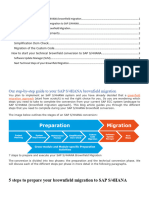 5 Steps To Prepare Your Brownfield Migration To SAP S4HANA