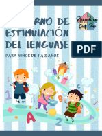 Cuaderno de Estimulación Del Lenguaje para Niños de 1 A 3 Años