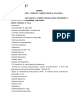 Terapia Cognitivo Comportamental 750 Horas