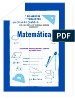 3° Año - Matemática 1° y 2° Trimestre