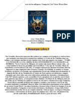 (Libro) (PDF FB2) La Corte de Los Milagros. Vampyria 2 de Victor Dixen (Libro)