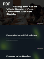 Mastering The Art of Web Design Your Ultimate Course Guide