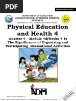 Pe and Health 12 q4 Module 4d