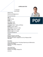 Curriculum Vitae Finished Work1