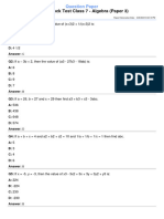 Algebra Paper 3