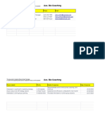 Customer Record Sheet Template