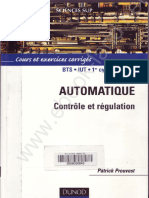 AUTOMATIQUE Côntrole Et Régulation